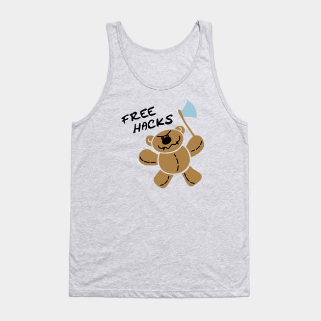 Free Hacks Tank Top by schlag.art